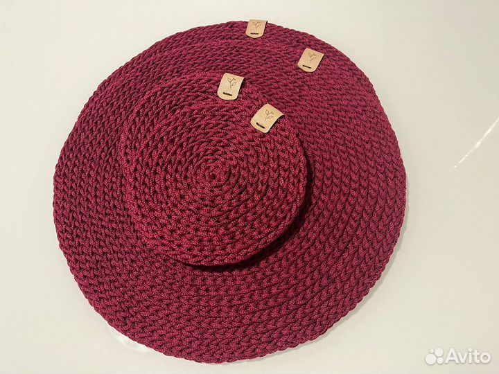 Вязаные сервировочные салфетки / плейсматы