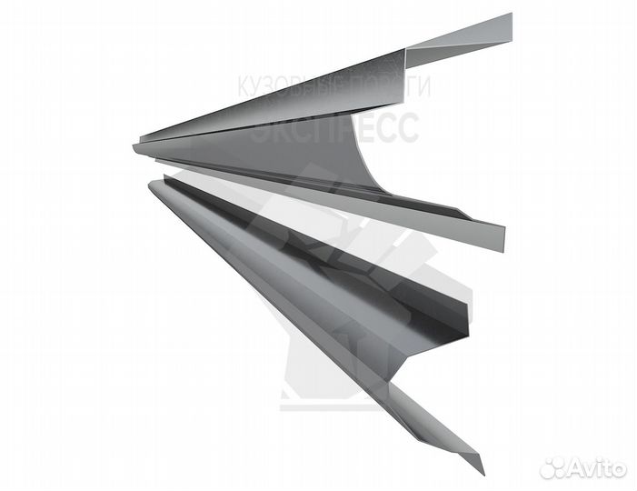 Пороги кузовные Toyota Land Cruiser Prado 90