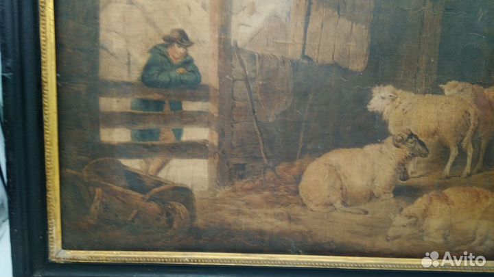 Старинная литография 