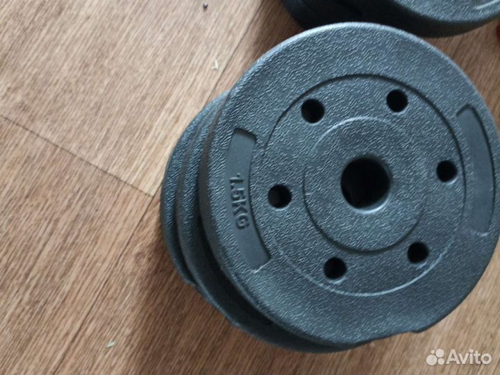 Гантели-штанга разборные 18кг