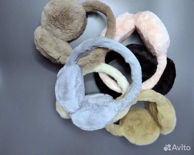 Меховые наушники