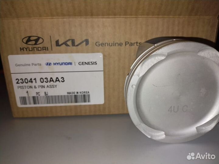 Поршни STD. 1.4 G4LC 23041 03AA3 KIA Hyundai