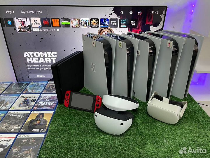 Аренда игровых приставок PS5 PS4 VR Xbox