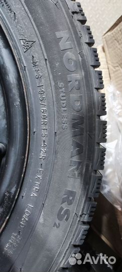 Комплект шин/дисков 195/60 R15 Nokian nordman rs2