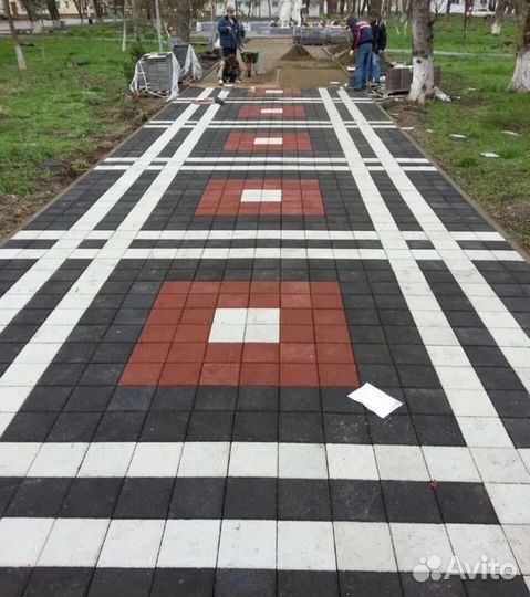 Тротуарная плитка, брусчатка