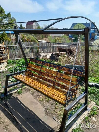Качели садовые новый
