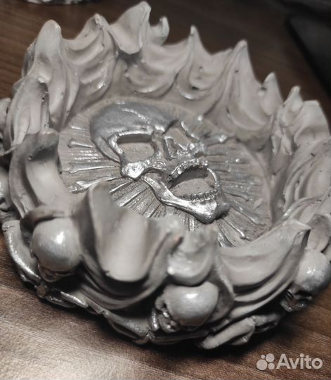 Пепельница из гипса