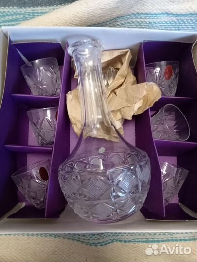 Штофы и графины СССР хрусталь