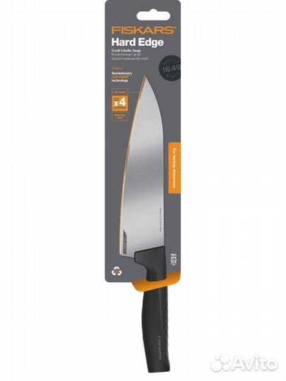 Нож поварской большой Fiskars Hard Edge 1051747
