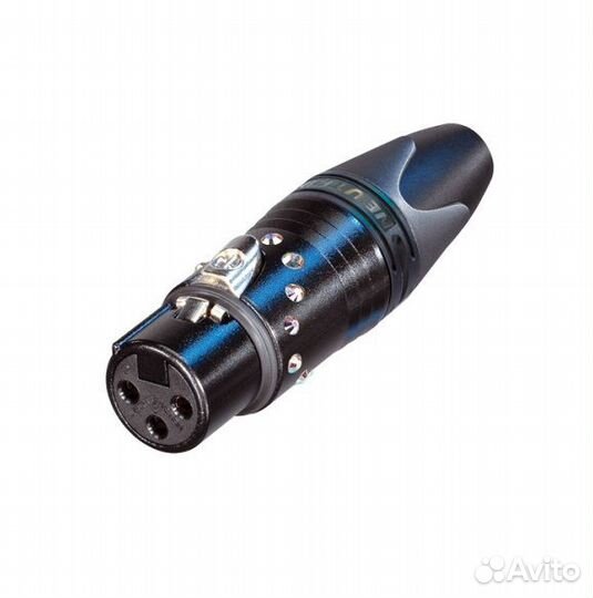 Разъем Neutrik NC3FXX-B-crystal
