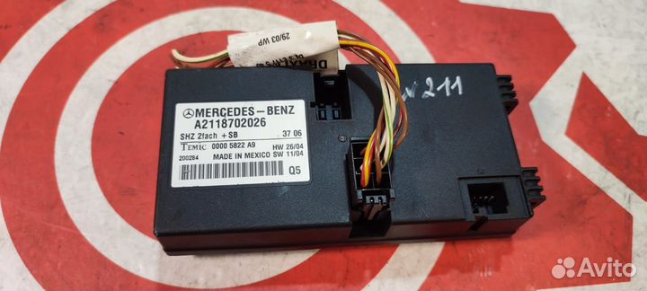 Блок подогрева сиденья Mercedes A2118702026