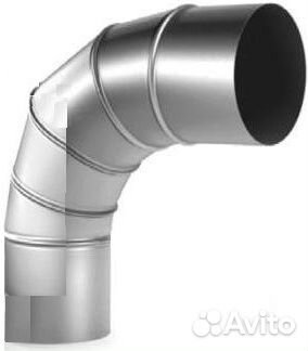 Отвод из оцинкованной стали D315 мм 90, t0,5 мм