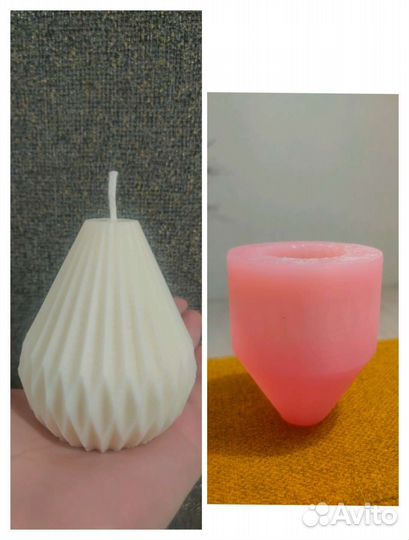 Силиконовые формы (молды) для свечей и аромасаше