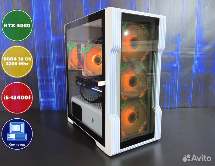 Игровой пк новый i5-RTX4060-32DDR4-XPK60874359-B760