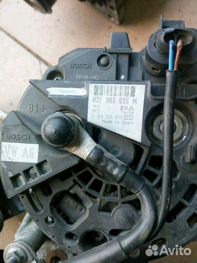 Генератор 90А Шкода, Фольксваген, Ауди, Сеат