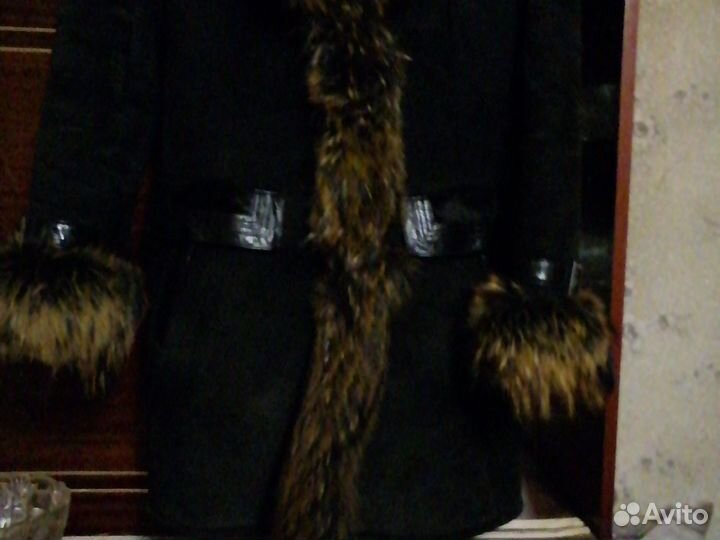 Дубленка женская зимняя размер 50 52