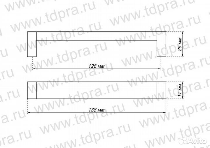 Ручка-рейлинг 128мм С18 металлик+дуб венге