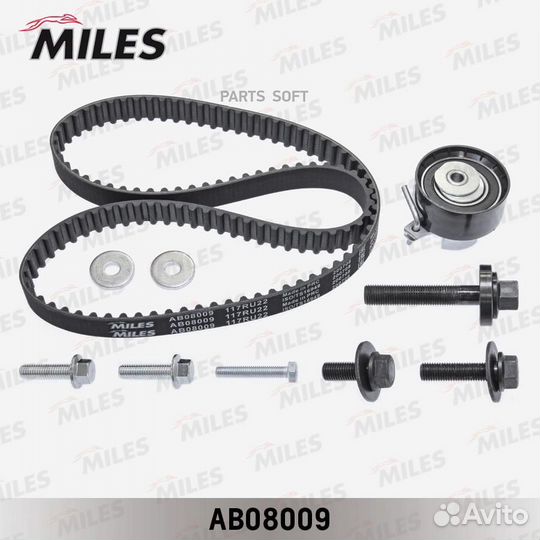 Miles AB08009 Комплект ремня грм ford/mazda/volvo