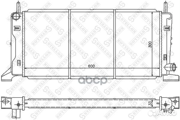 10-25086-SX радиатор системы охлаждения Ford E