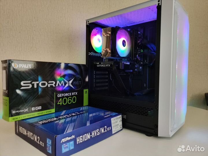 Новый пк: RTX 4060 / intel i5 12400f