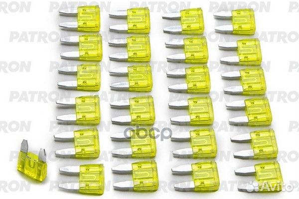 Предохранитель пласт.коробка 25шт mini Fuse 20A