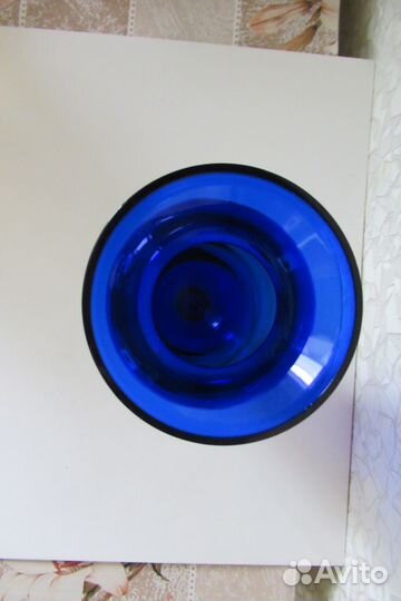 Ваза для цветов цветное стекло