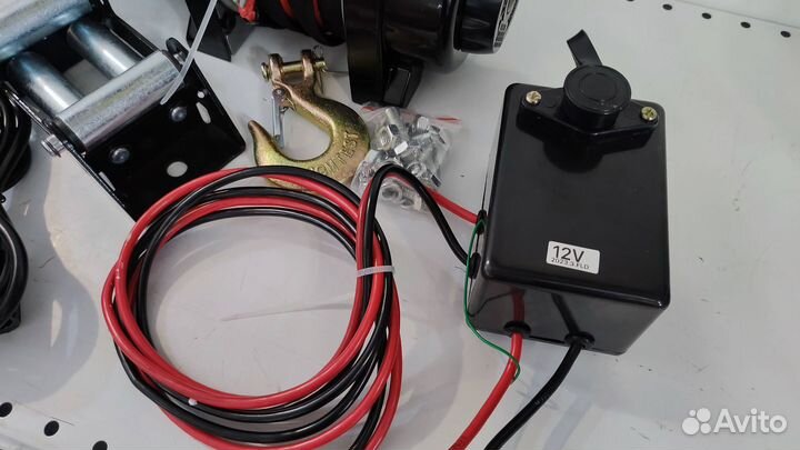 Лебедка 4000lbs (кевлар) электрическая