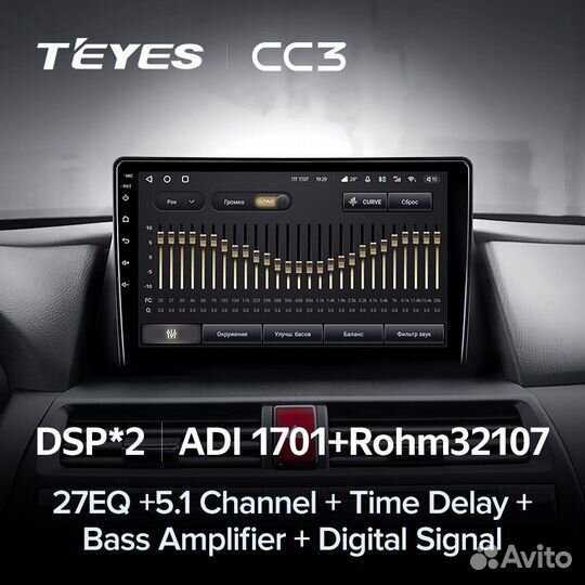 Магнитола Teyes CC3 6/128 Honda Crosstour