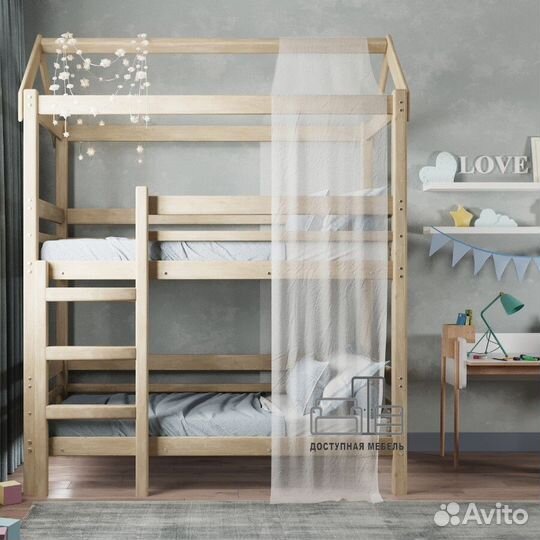 Двухъярусная кровать карлсон