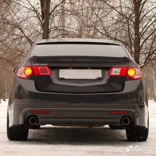 Юбка заднего бампера Mugen Хонда Аккорд 8