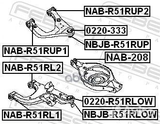 Сайлентблок NAB-208