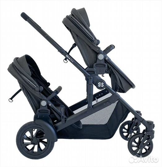 Детская коляска трансформер для двойни Silva Duo