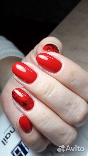 Маникюр,покрытие гель-лаком, наращивание,педикюр