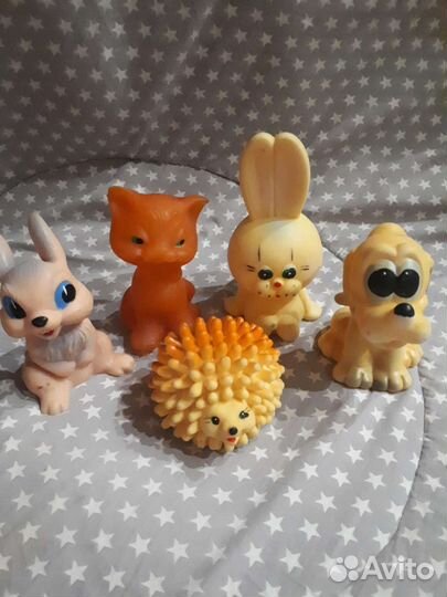 Резиновые игрушки СССР