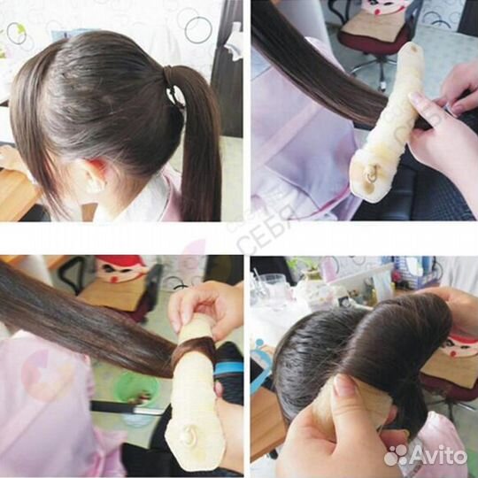 Валик для волос для создания прически «пучок»