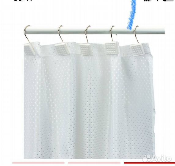 Крючек для шторы в ванной