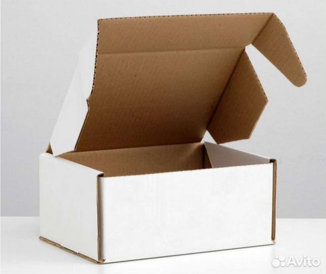 Коробка самосборная, белая, серая
