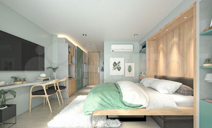 Квартира-студия, 31 м² (Таиланд)