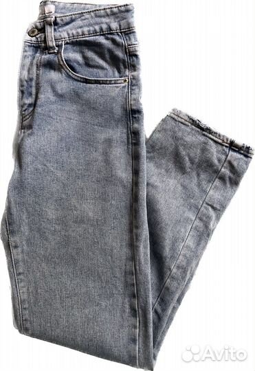 Джинсы голубые