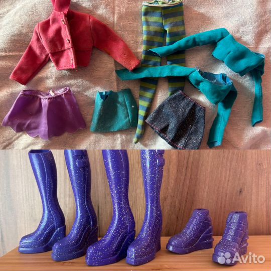 Чародейки witch куклы одежда ботинки колготки w.i