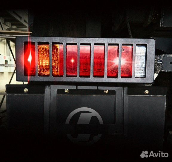 Защита задних фонарей Shacman X5000