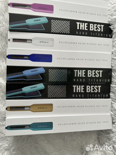 Evoque утюжок титановое покрытие утюг для кератина