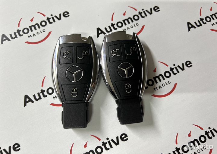 Ключи Mercedes с привязкой к автомобилю
