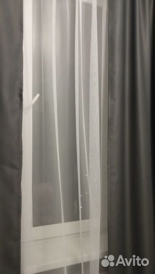 Шторы блэкаут серые