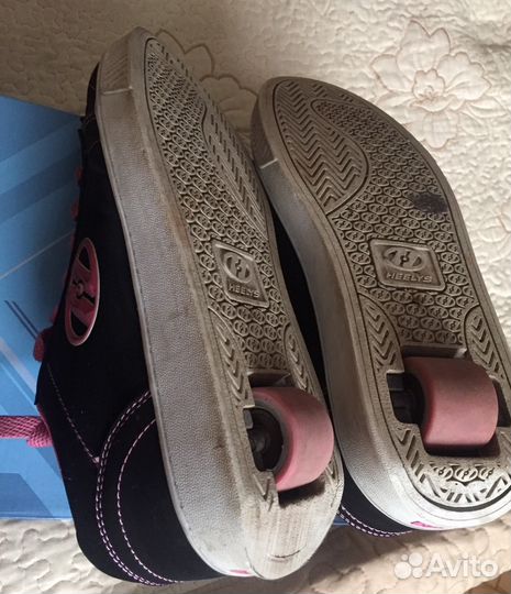 Ботинки с роликами б/у