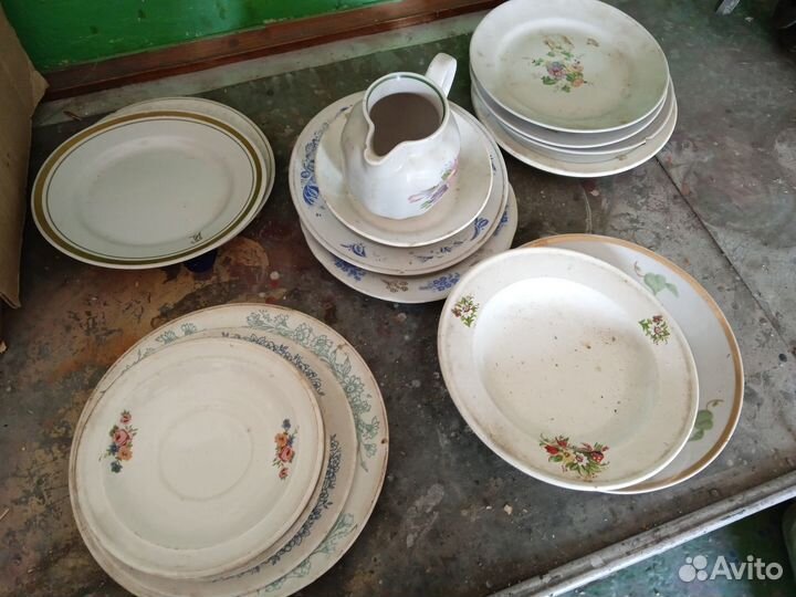 Посуда СССР тарелкиразные