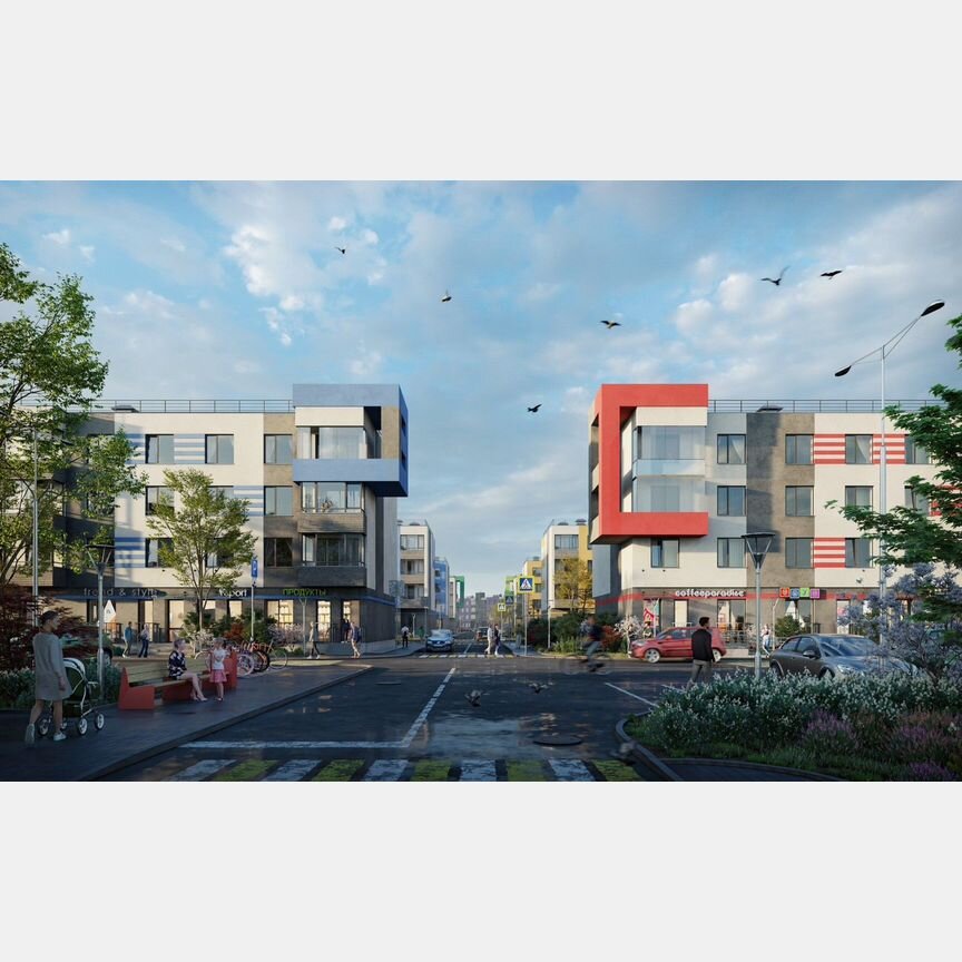 1-к. квартира, 36,8 м², 4/4 эт.