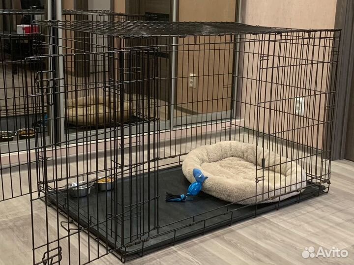Клетка вольер для собаки большая 122х76х83