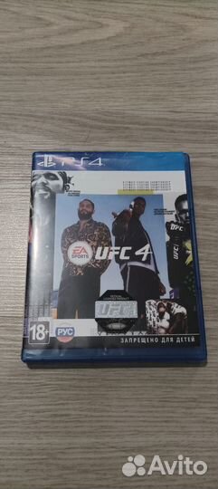 Игры для приставок ps4 UFC 4