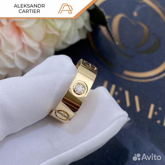 Кольцо Cartier Love, 3 бриллианта 0,31ct